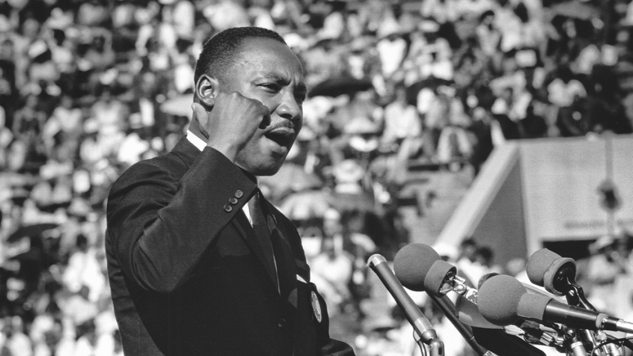 Martin Luther King Jr. phát biểu